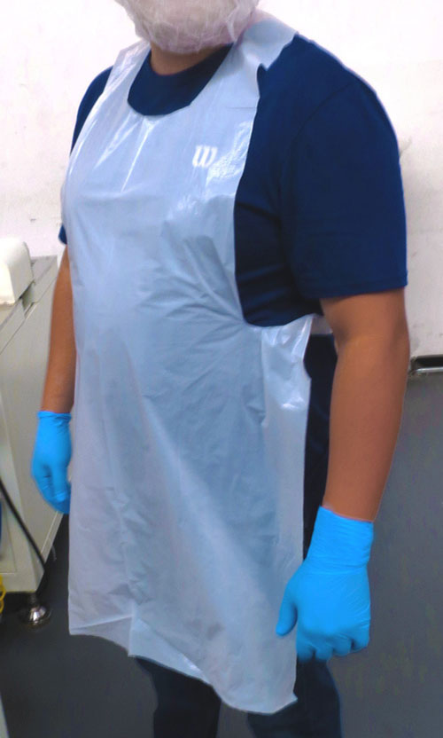 mandil de polietileno